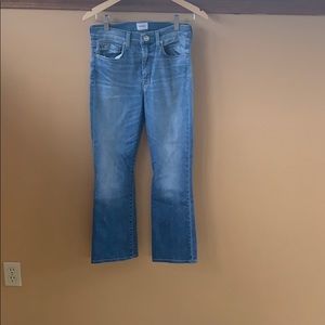 Hudson Brix Crop high rise flare